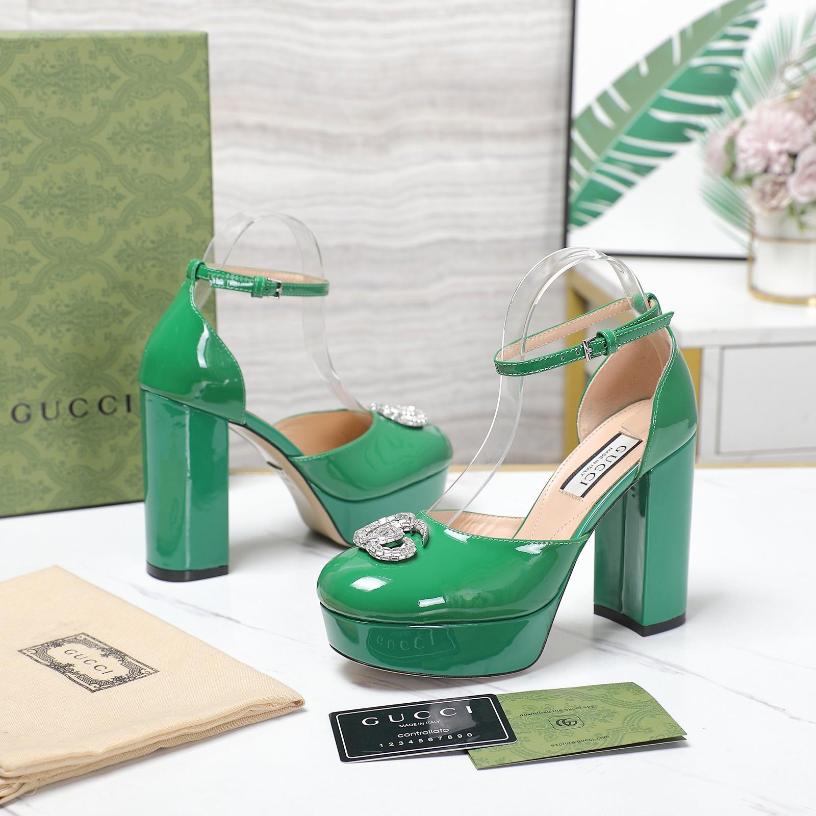 Gucci Women's Platform Pump With Double G - DesignerGu