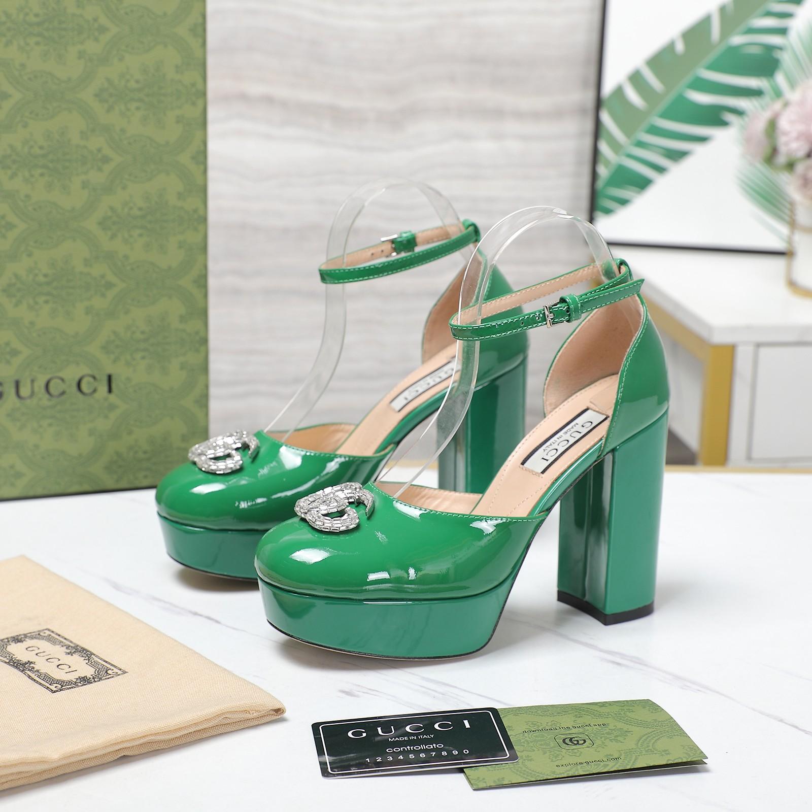 Gucci Women's Platform Pump With Double G - DesignerGu