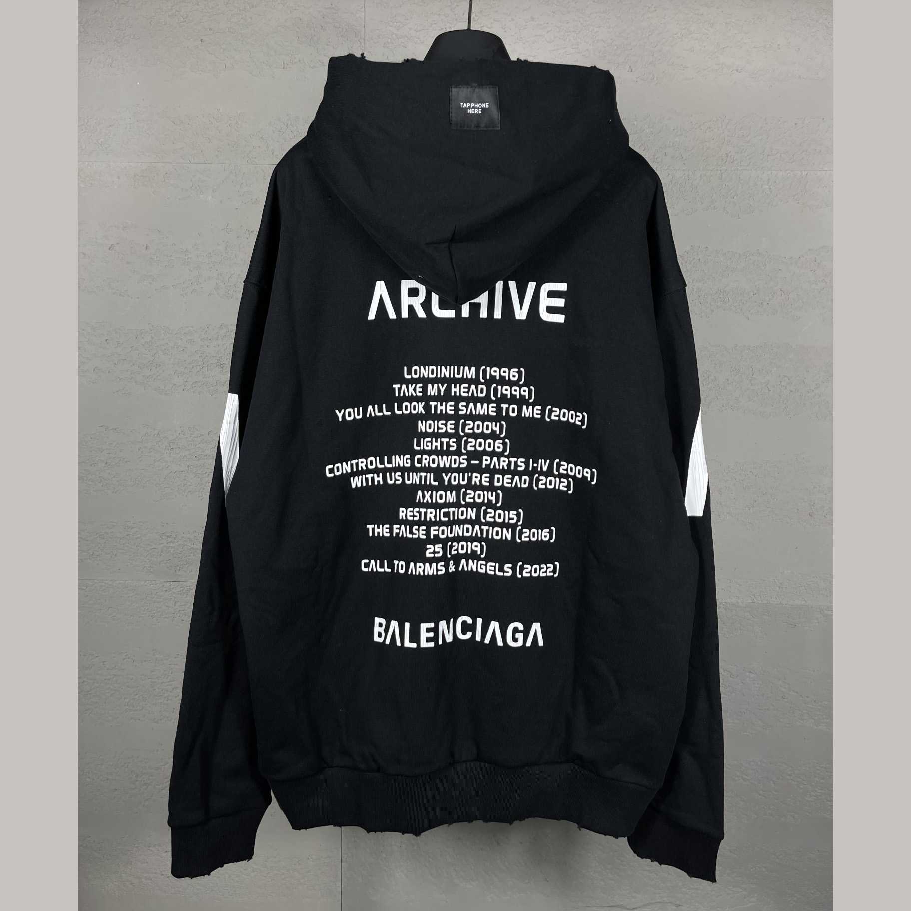 Balenciaga Music | Archive Series Connected Zip-Up Hoodie  - DesignerGu