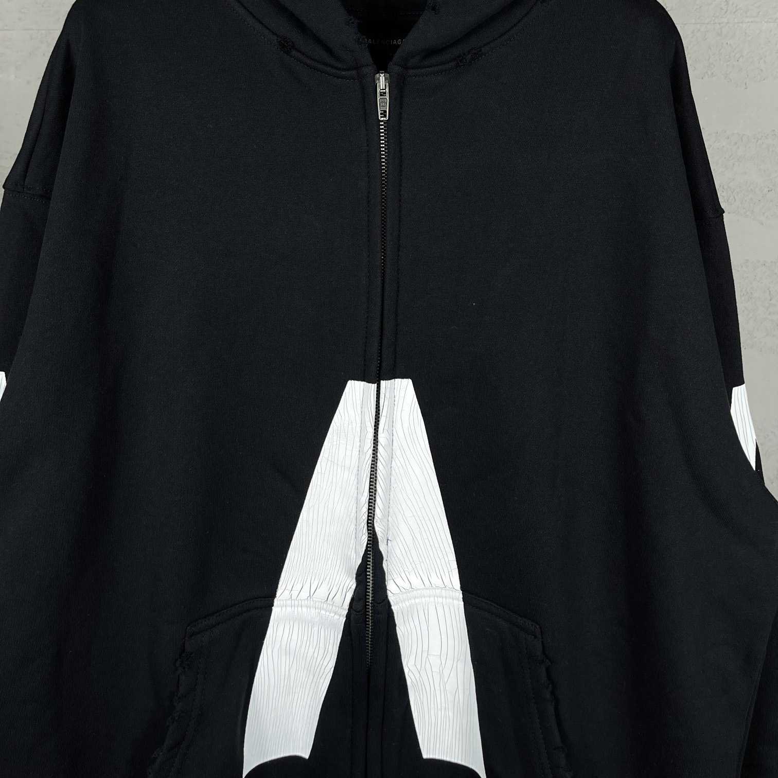 Balenciaga Music | Archive Series Connected Zip-Up Hoodie  - DesignerGu