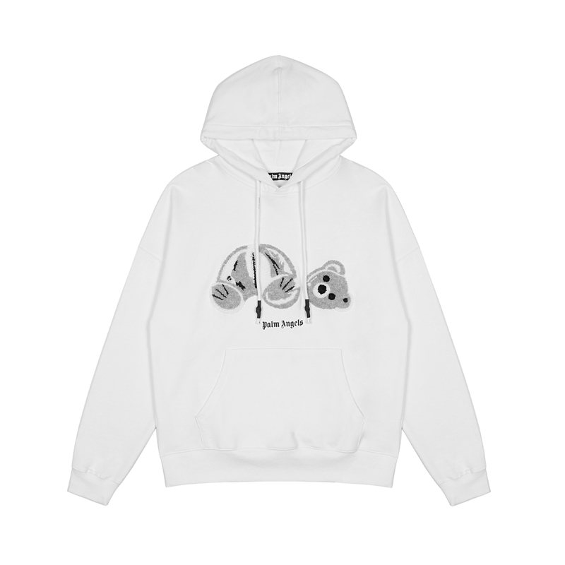  Palmangels Ice-bear Print Cotton-jersey Hoody - DesignerGu