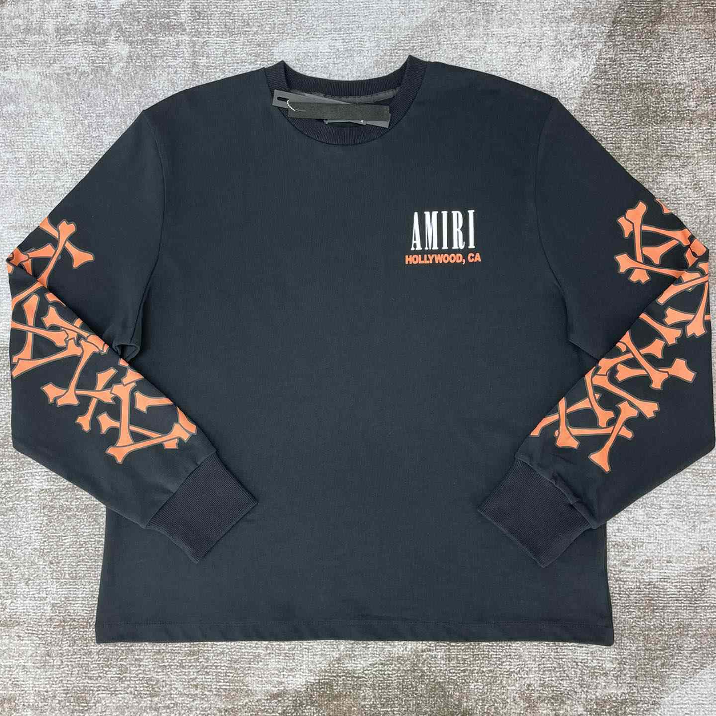 Amiri Bones Long-Sleeve Tee - DesignerGu