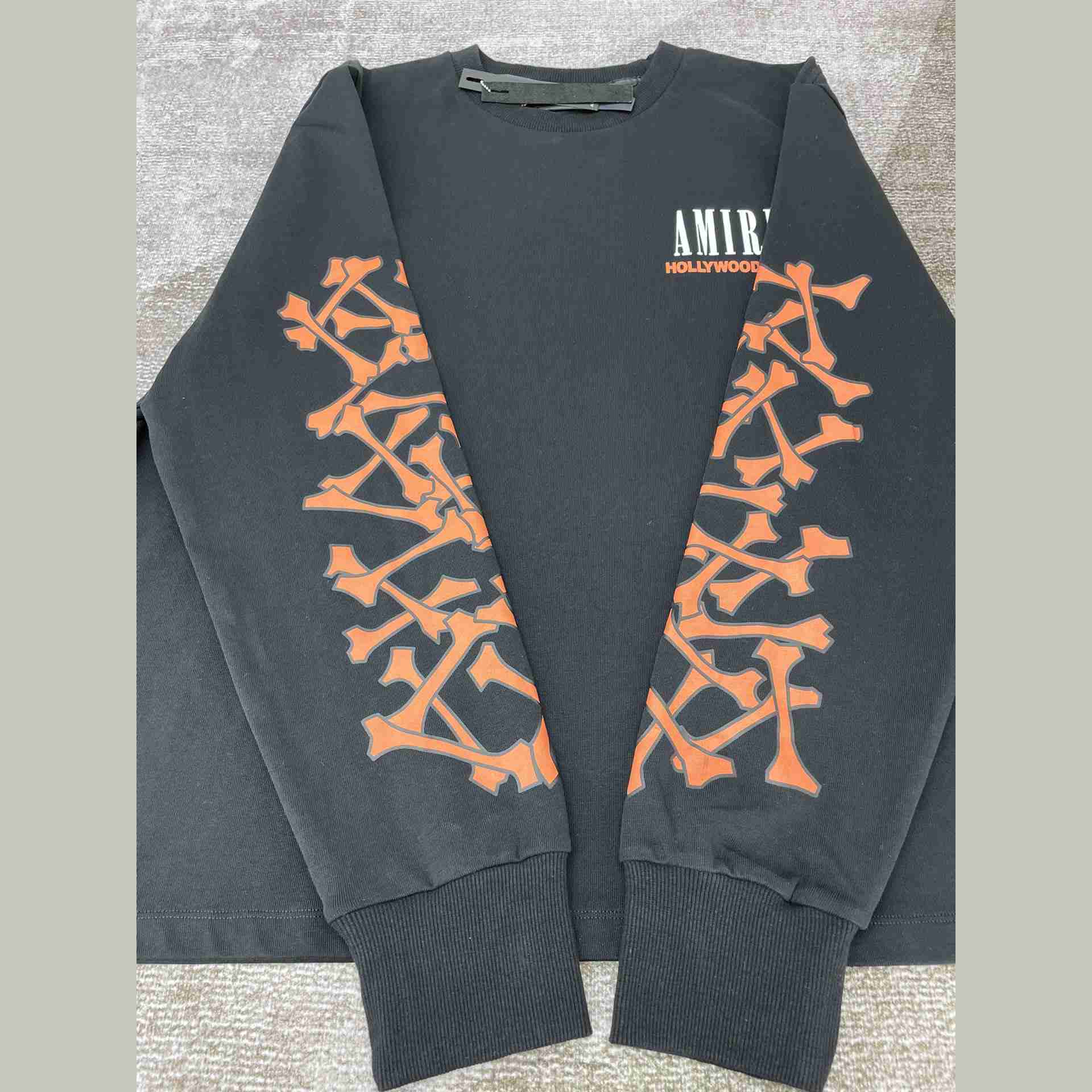 Amiri Bones Long-Sleeve Tee - DesignerGu