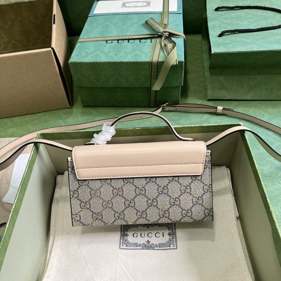 Gucci Padlock Mini Bag With Horsebit Print - DesignerGu