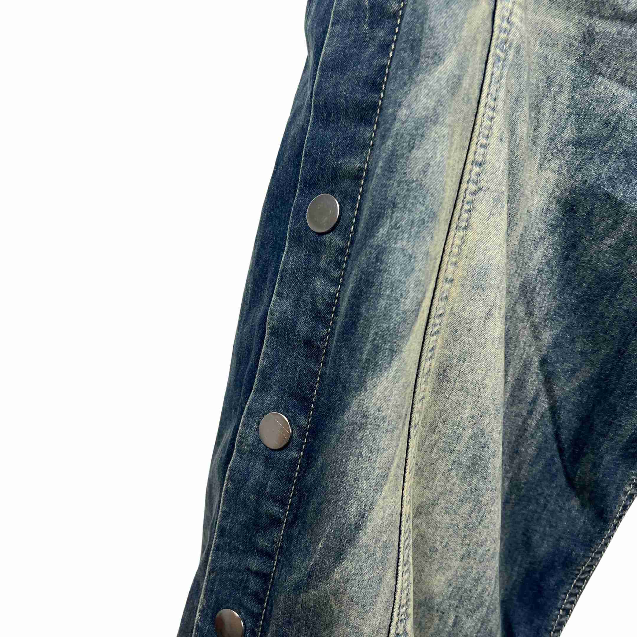 Rick Owens Hustler Denim Pusher Pants - DesignerGu