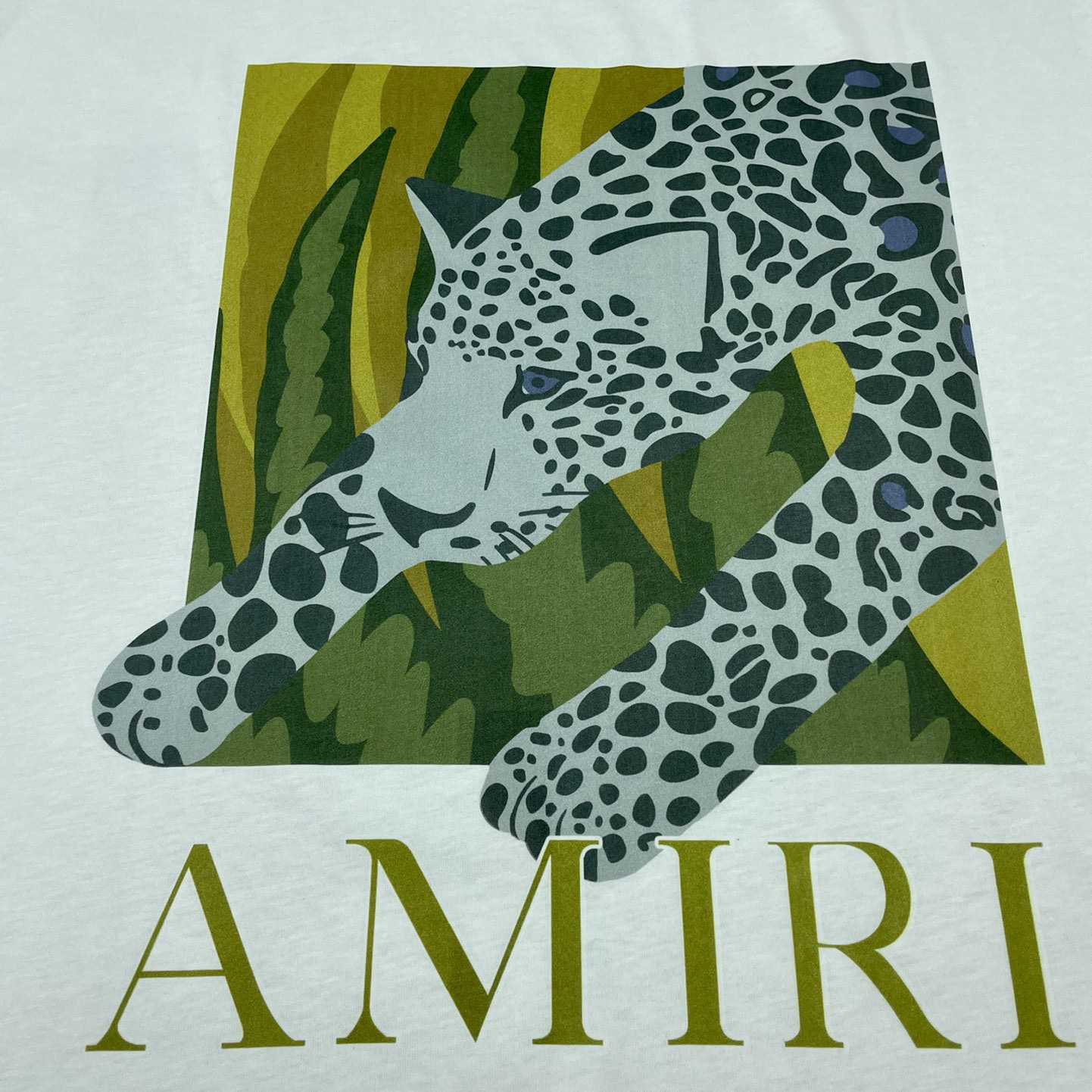 Amiri Leopard Tee - DesignerGu