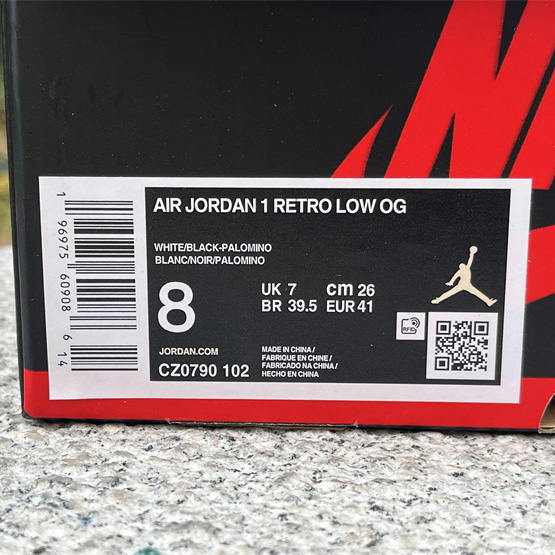 Air Jordan 1 Low OG “Mocha” Sneaker      CZ0790-102 - DesignerGu