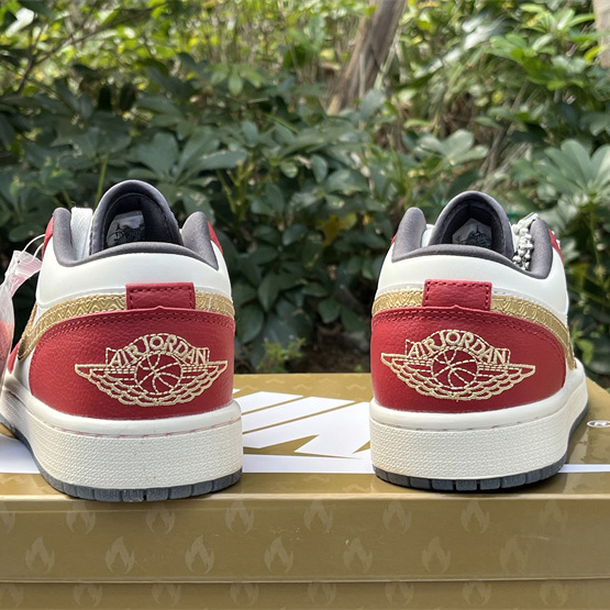  Air Jordan 1 Low SE “Year of the Dragon” Sneaker   FJ5735-100 - DesignerGu