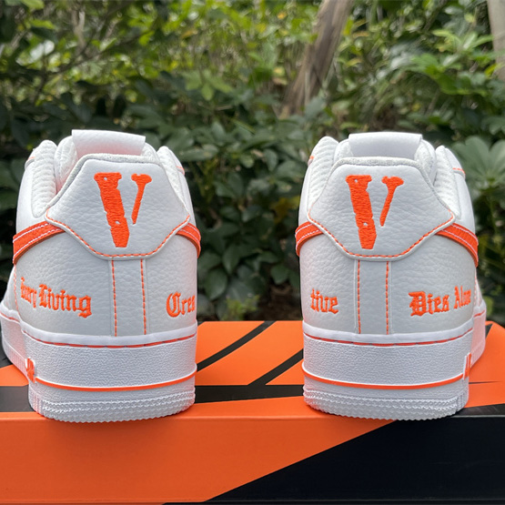 VLONE xNike Air Force 1Low orang Sneaker      AA5360-100 - DesignerGu