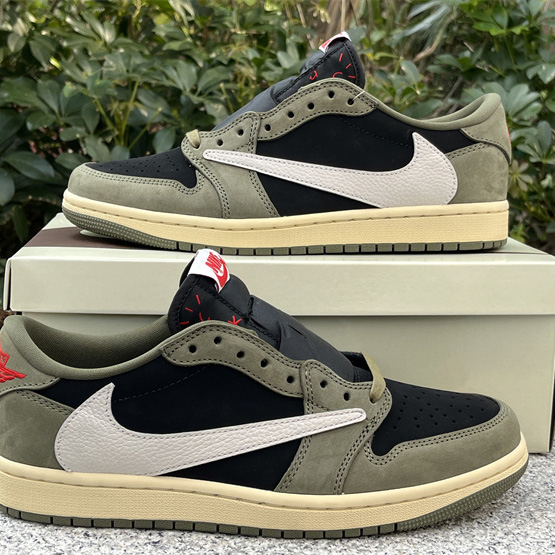 Travis Scott x Air Jordan 1 Low OG Sneaker      DM7866-002 - DesignerGu