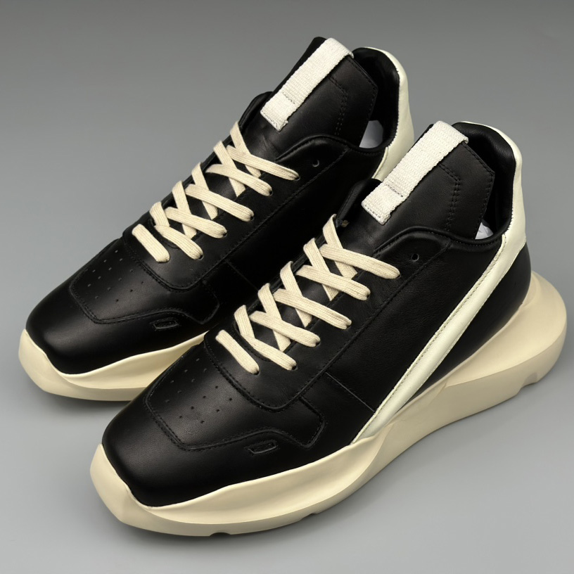 Rick Owens Geth Runner Low-top Sneakers - DesignerGu