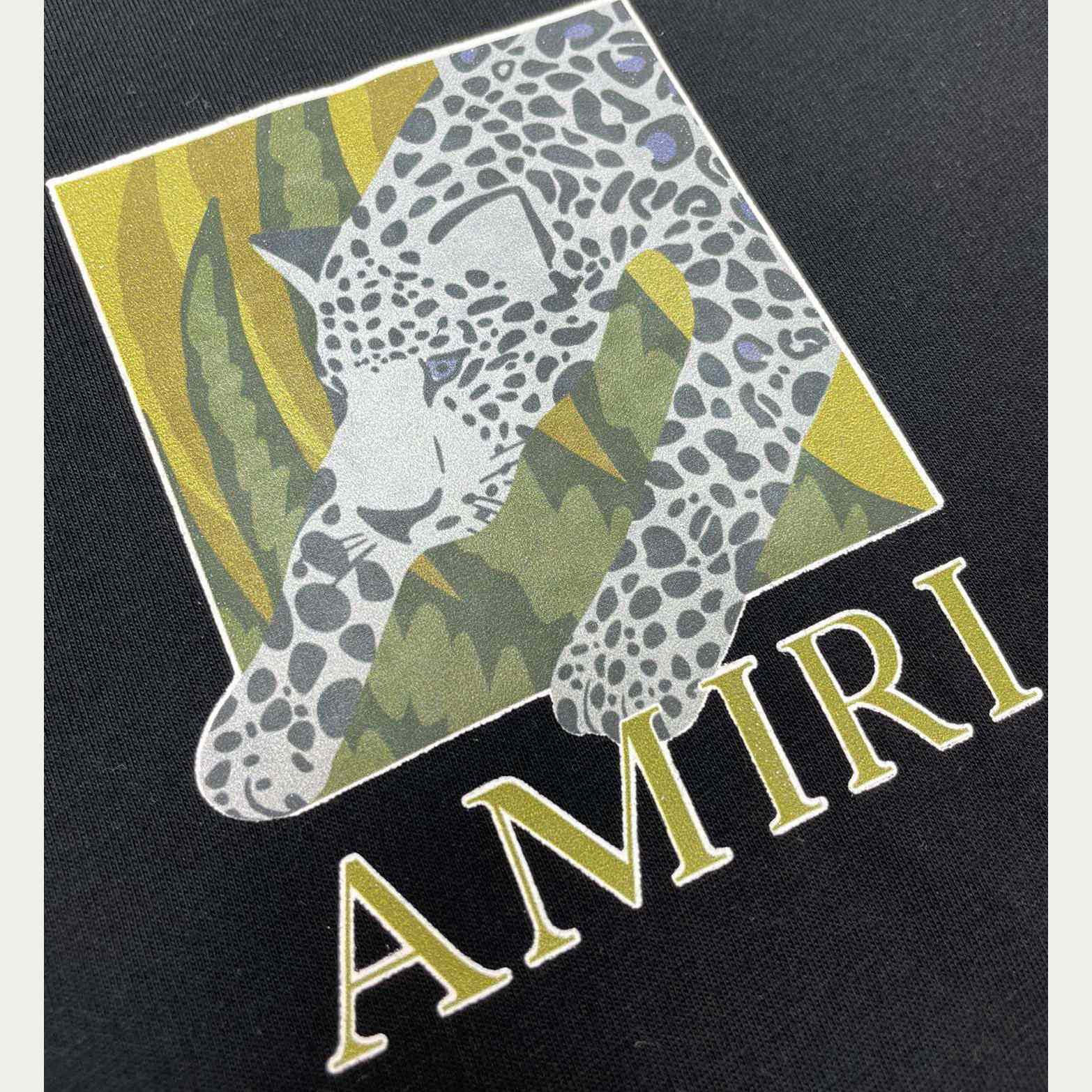 Amiri Leopard Tee - DesignerGu