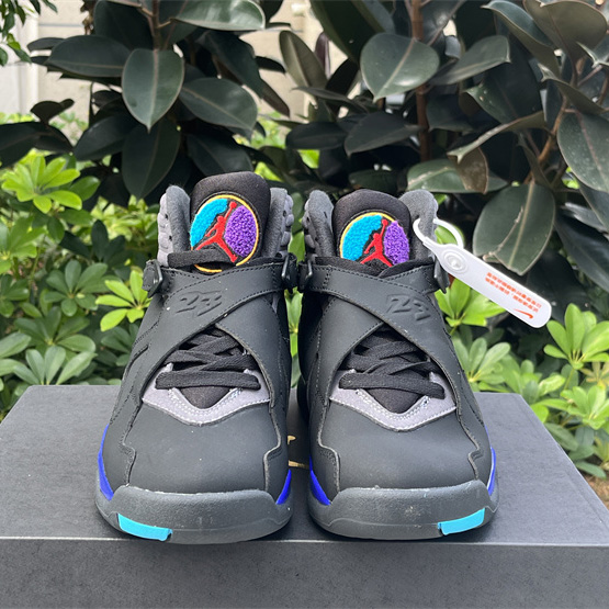 Air Jordan 8 Retro Aqua Sneakers     305381-025 - DesignerGu