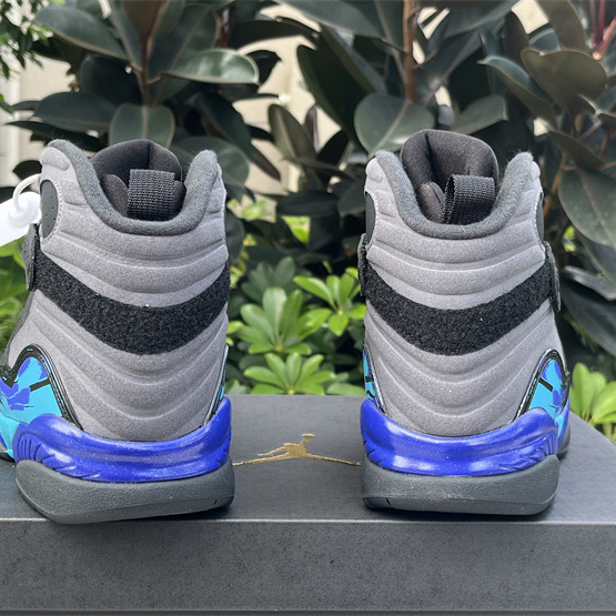 Air Jordan 8 Retro Aqua Sneakers     305381-025 - DesignerGu