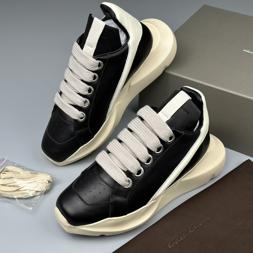 Rick Owens Geth Chunky High-top Sneakers - DesignerGu