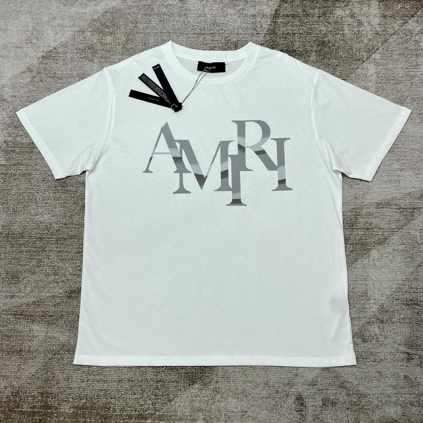 Amiri Logo-print Cotton T-shirt - DesignerGu