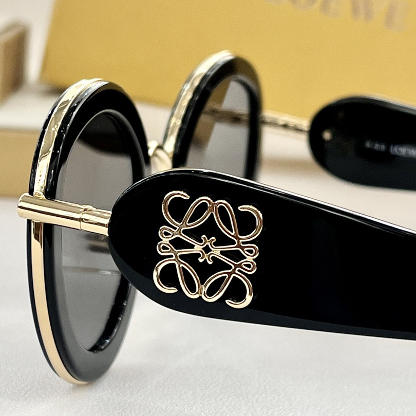 Loewe Metal Daisy Sunglasses In Acetate In Metal - DesignerGu