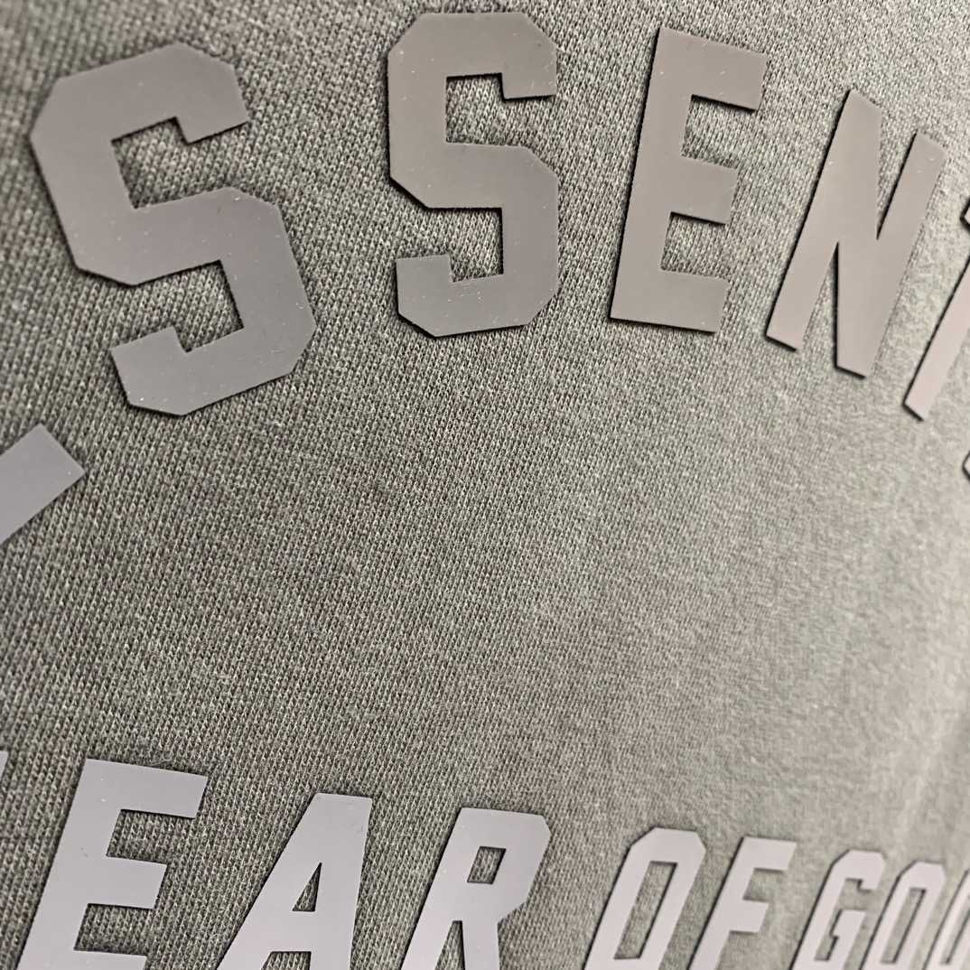 Fear Of God Essentials Logo-print Hoodie - DesignerGu