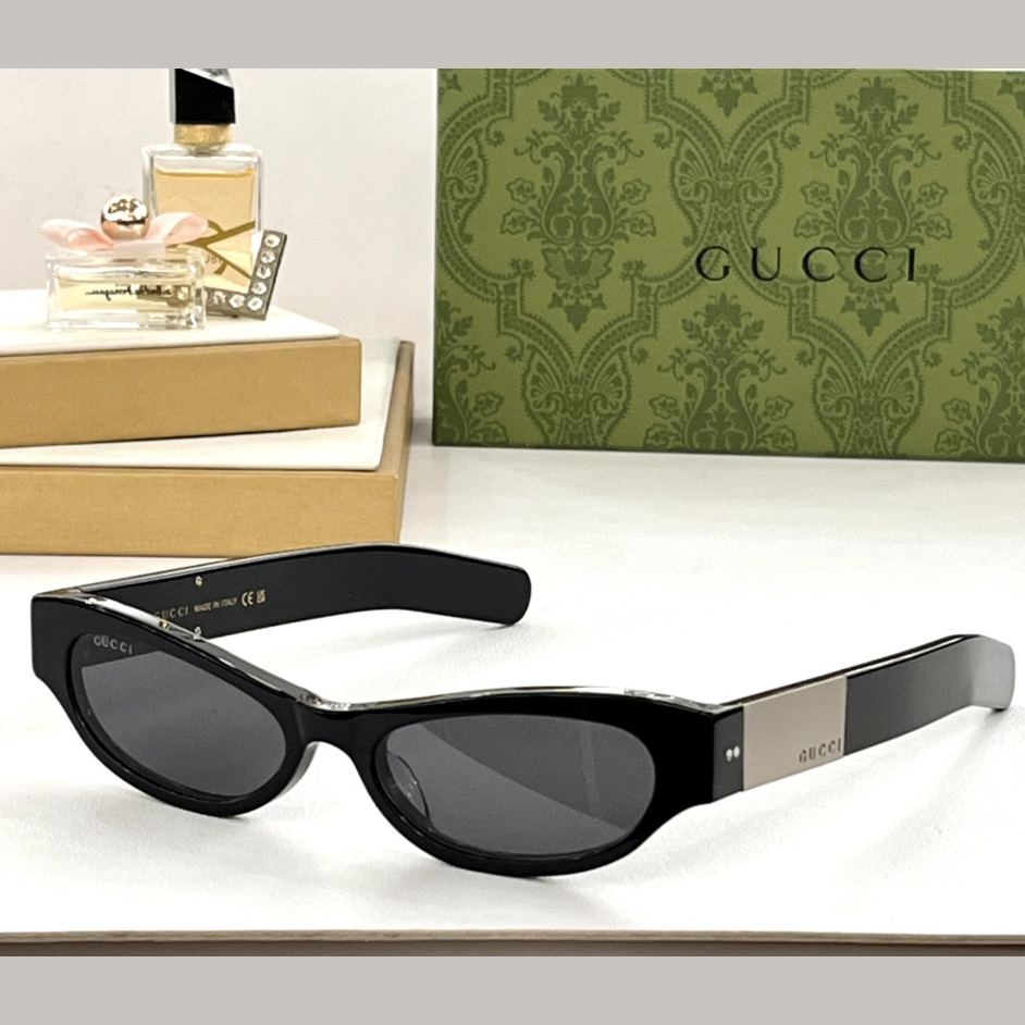 Gucci Logo-engraved Cat-eye Frame Sunglasses    GG1635S - DesignerGu