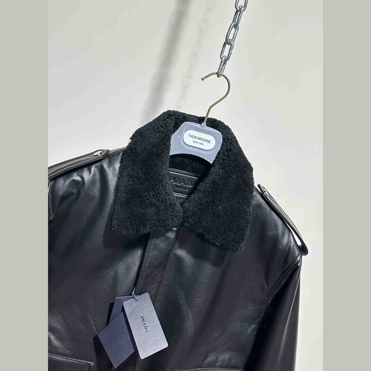 Prada Leather Jacket - DesignerGu