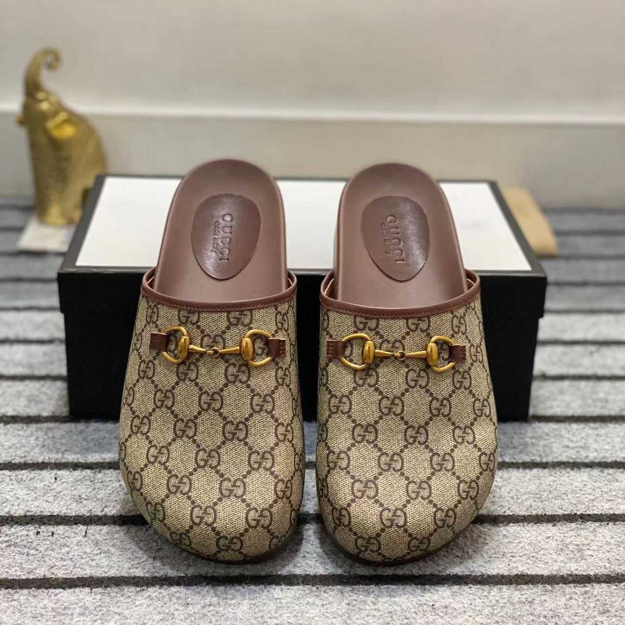 Gucci GG Horsebit Slipper - DesignerGu