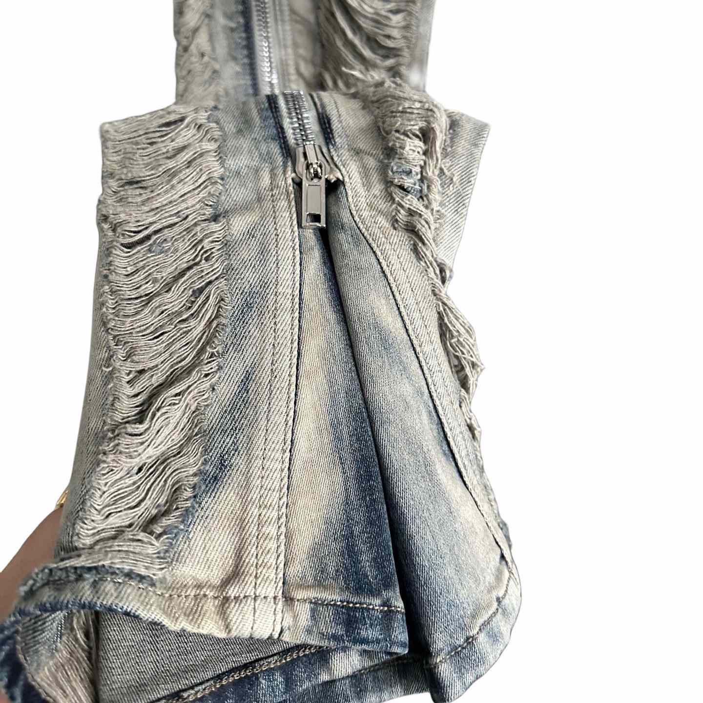 Rick Owens Distressed-finish Slim-cut Jeans - DesignerGu