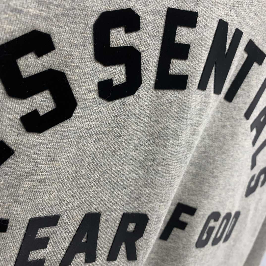 Fear Of God Essentials Logo-print Hoodie - DesignerGu