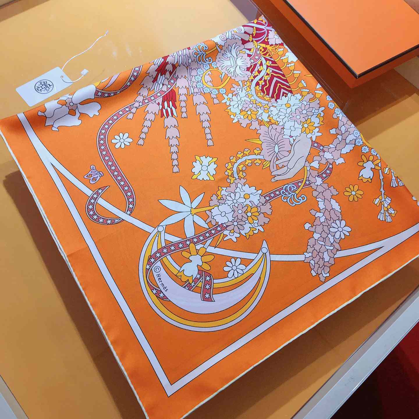 Hermes La Danse Du Printemps Scarf   90cm - DesignerGu