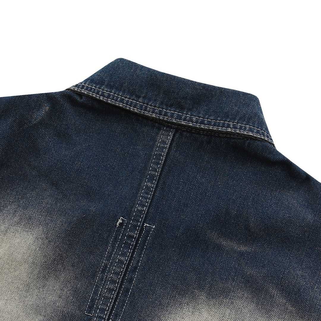 Rick Owens Drkshdw Faded Denim Jacket - DesignerGu