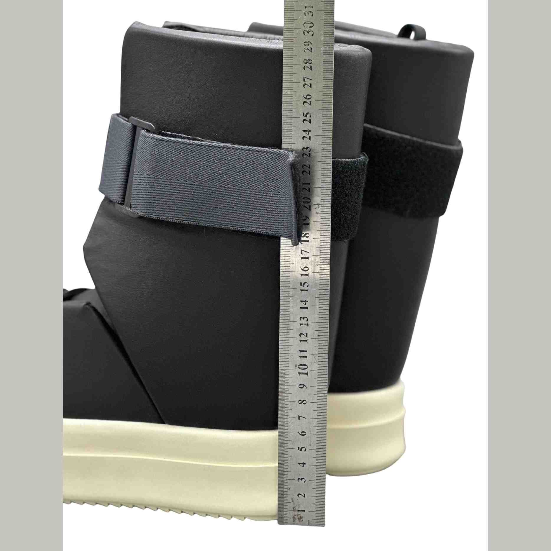 Rick Owens Splint Leather High-top Sneakers - DesignerGu