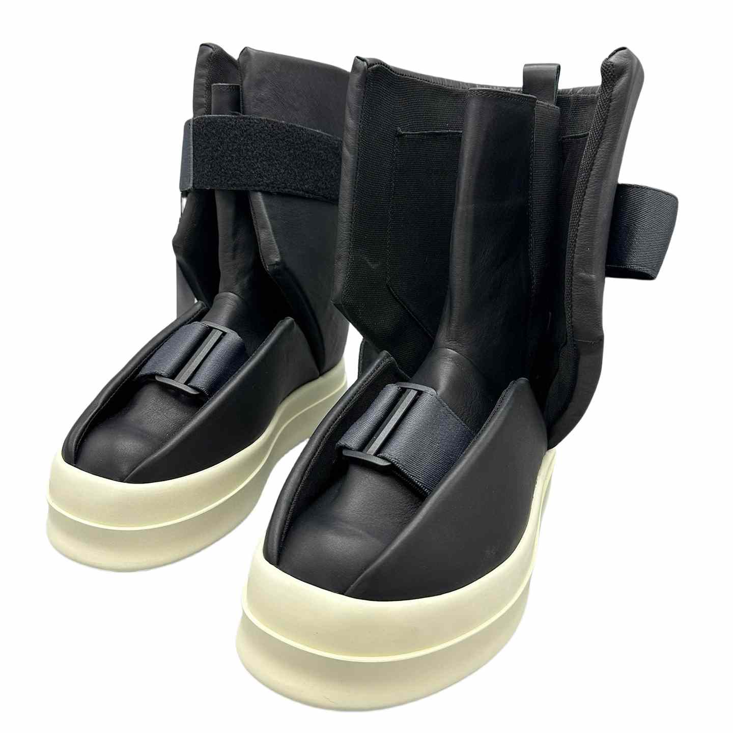 Rick Owens Splint Leather High-top Sneakers - DesignerGu