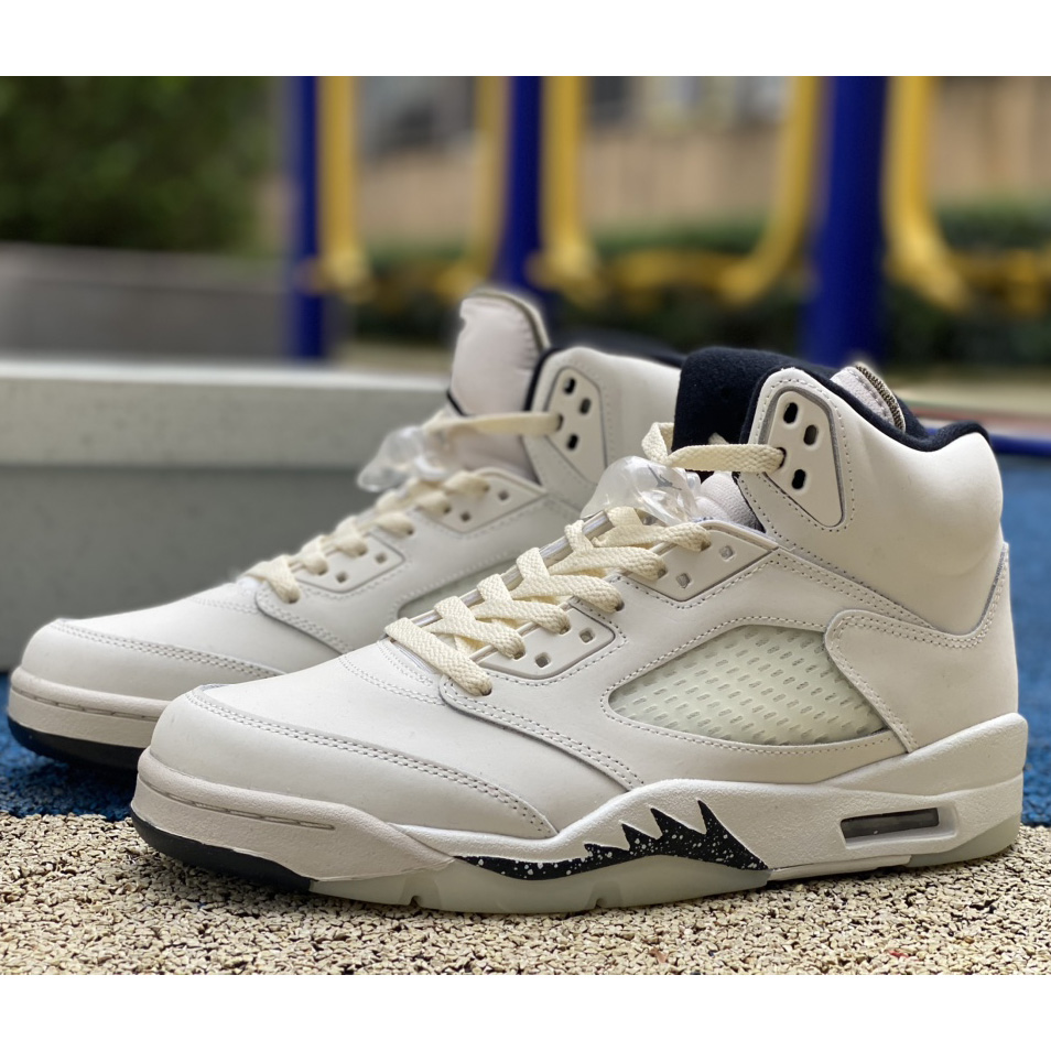 Air Jordan 5 SE "Sail" Sneakers    FN7405-100 - DesignerGu