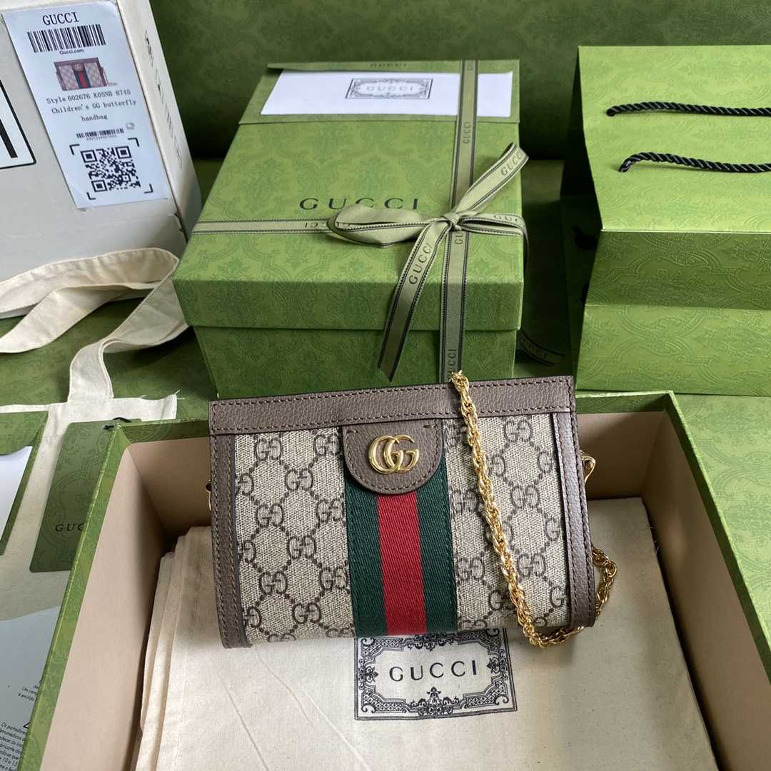 Gucci Ophidia GG Mini Crossbody Bag (19*14*6cm) - DesignerGu