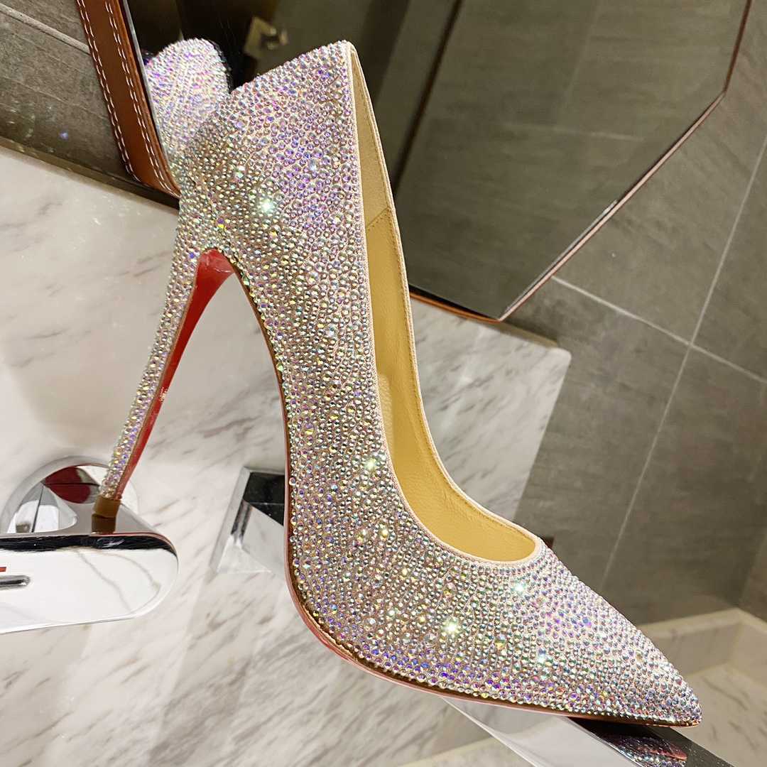 Christian Louboutin Kate Strass 100 mm Pumps - DesignerGu