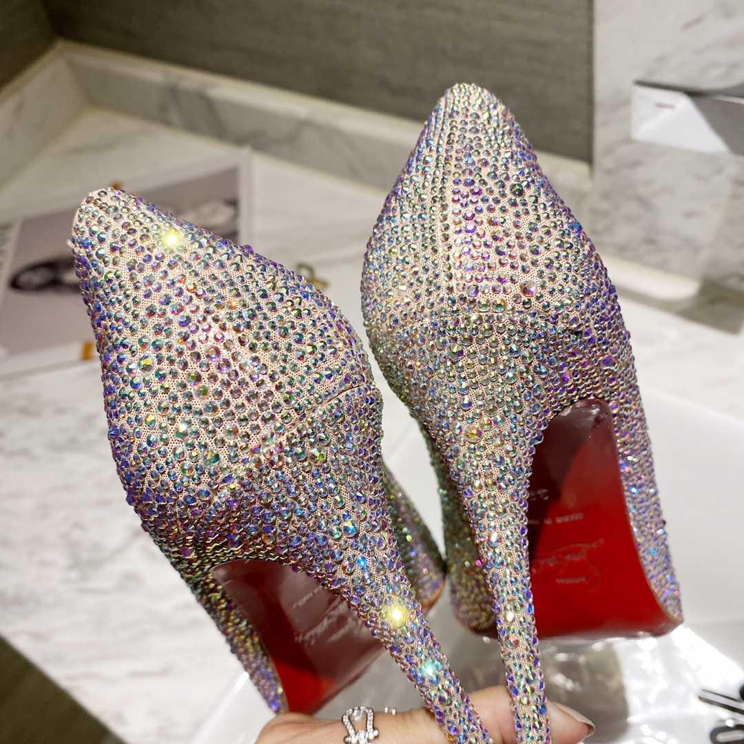 Christian Louboutin Kate Strass 100 mm Pumps - DesignerGu