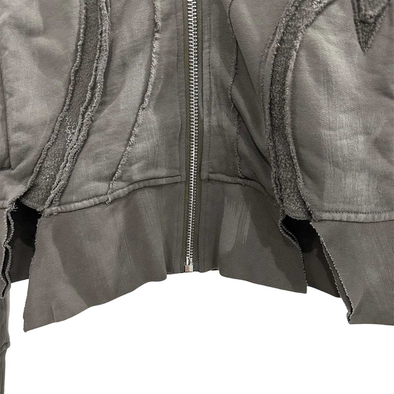 Rick Owens Drkshdw Cropped Zip-up Hoodie - DesignerGu