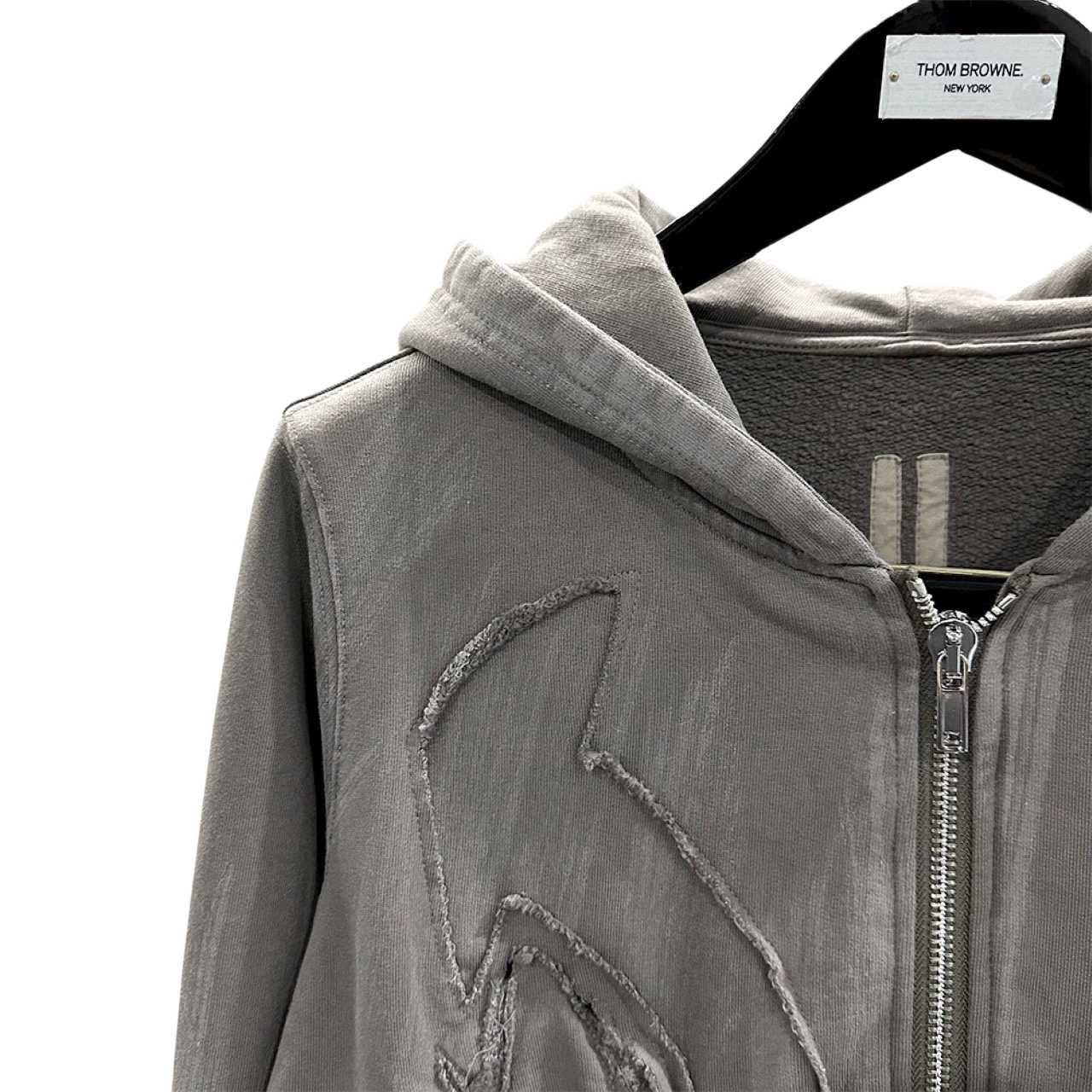 Rick Owens Drkshdw Cropped Zip-up Hoodie - DesignerGu