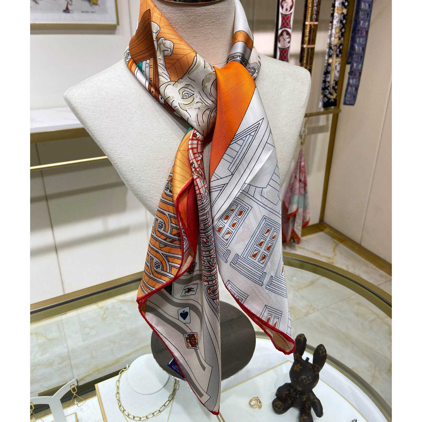 Hermes Mystere Au 24 Scarf 90 - DesignerGu