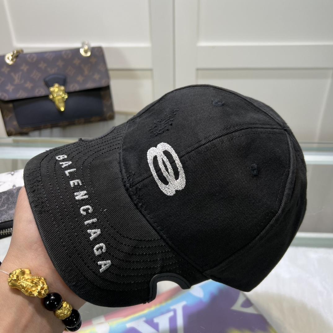 Balenciaga Unity Sports Icon Cap In Black - DesignerGu