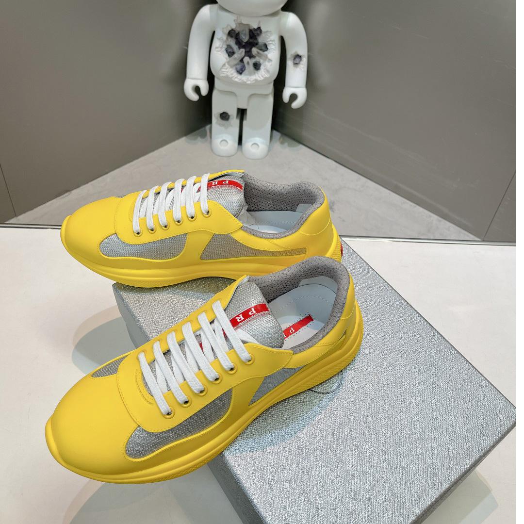 Prada America's Cup Soft Rubber And Bike Fabric Sneakers - DesignerGu