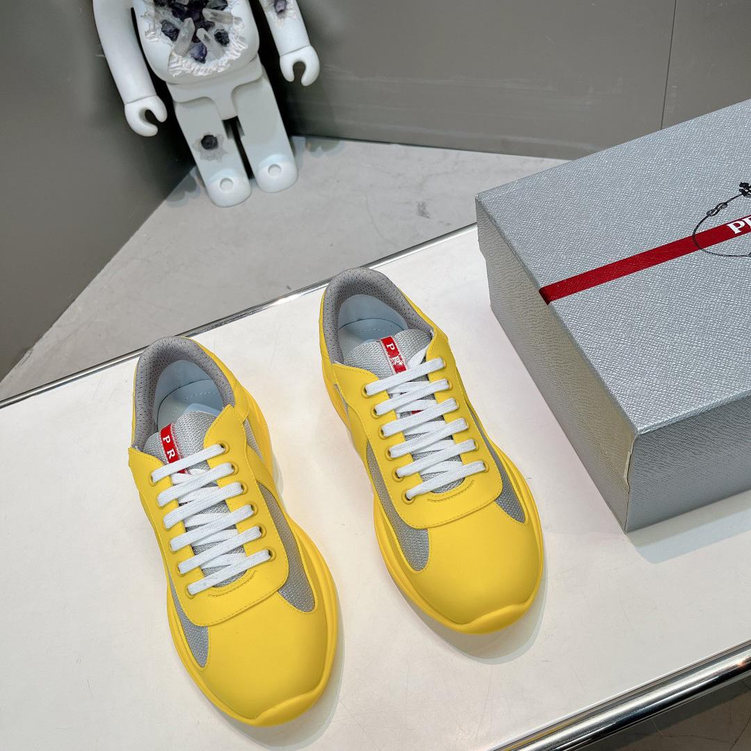 Prada America's Cup Soft Rubber And Bike Fabric Sneakers - DesignerGu