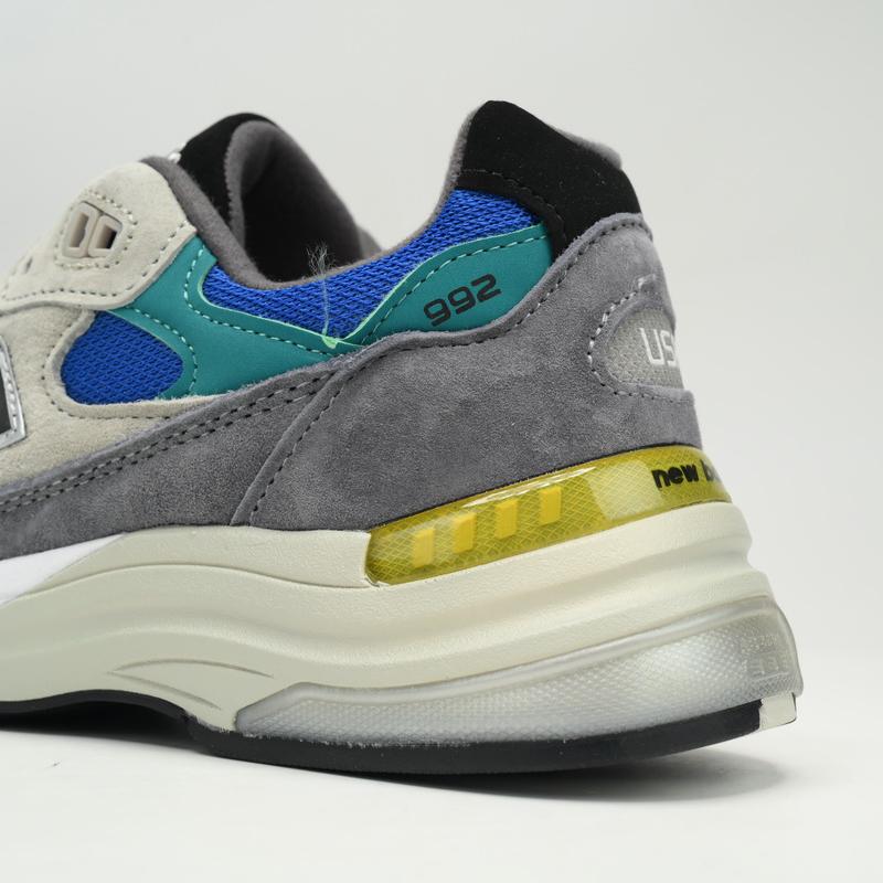 New Balance 992 Blue Grey Sneakers      M992RR  - DesignerGu