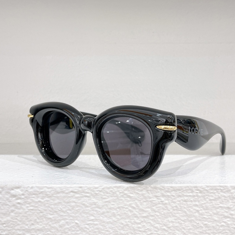 Loewe Inflated Round Sunglasses In Nylon - DesignerGu