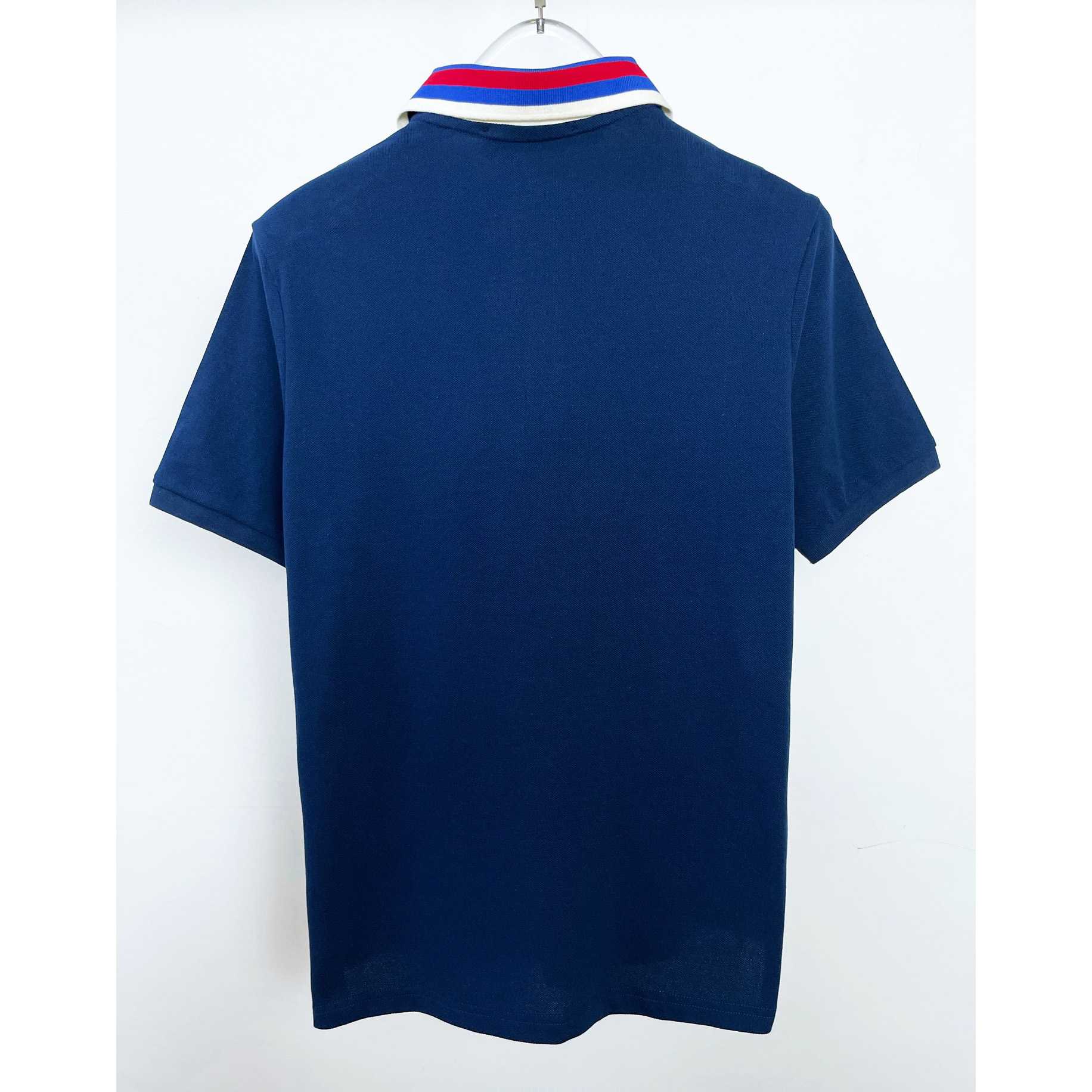 Gucci Cotton Piquet Polo With Web Collar - DesignerGu