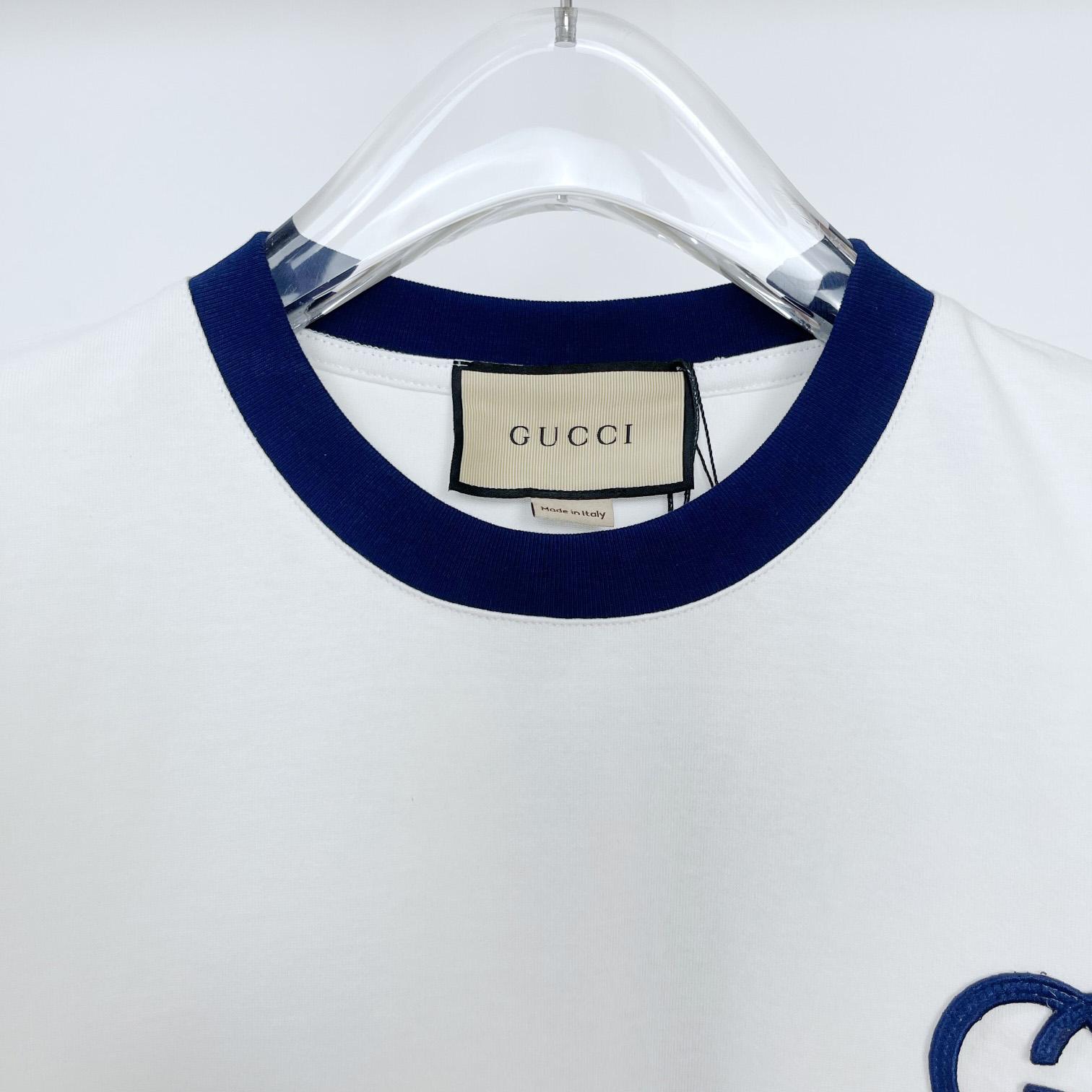 Gucci Cotton Jersey T-shirt  - DesignerGu