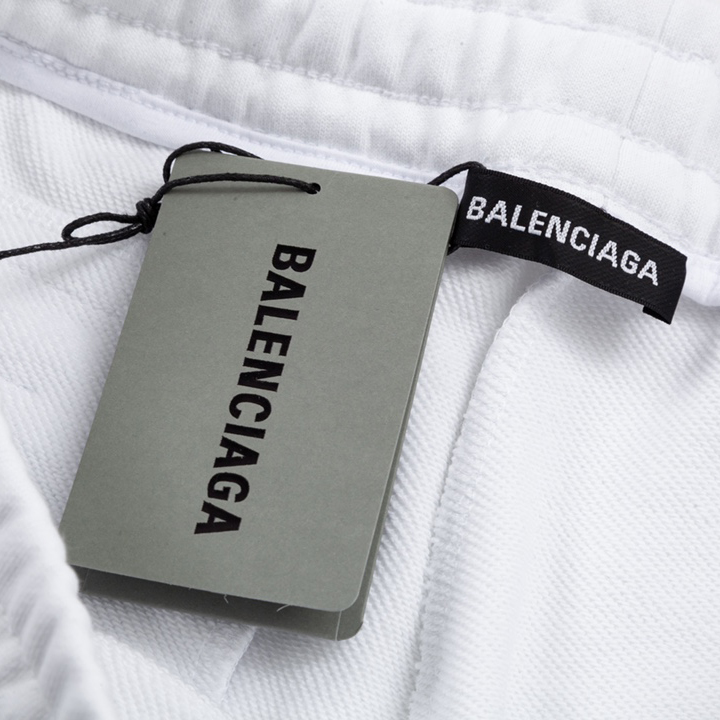 Balenciaga Logo Cotton Shorts - DesignerGu