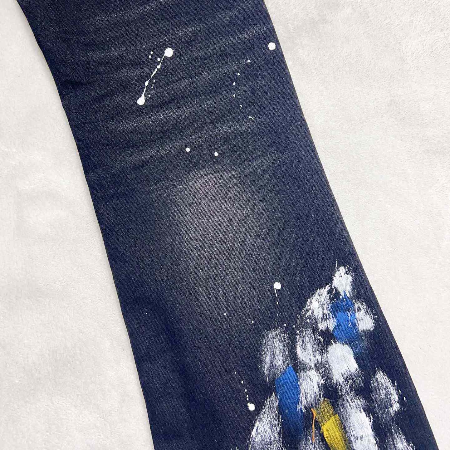 Amiri Paint Splatter Flared Jeans     AM3029-1 - DesignerGu