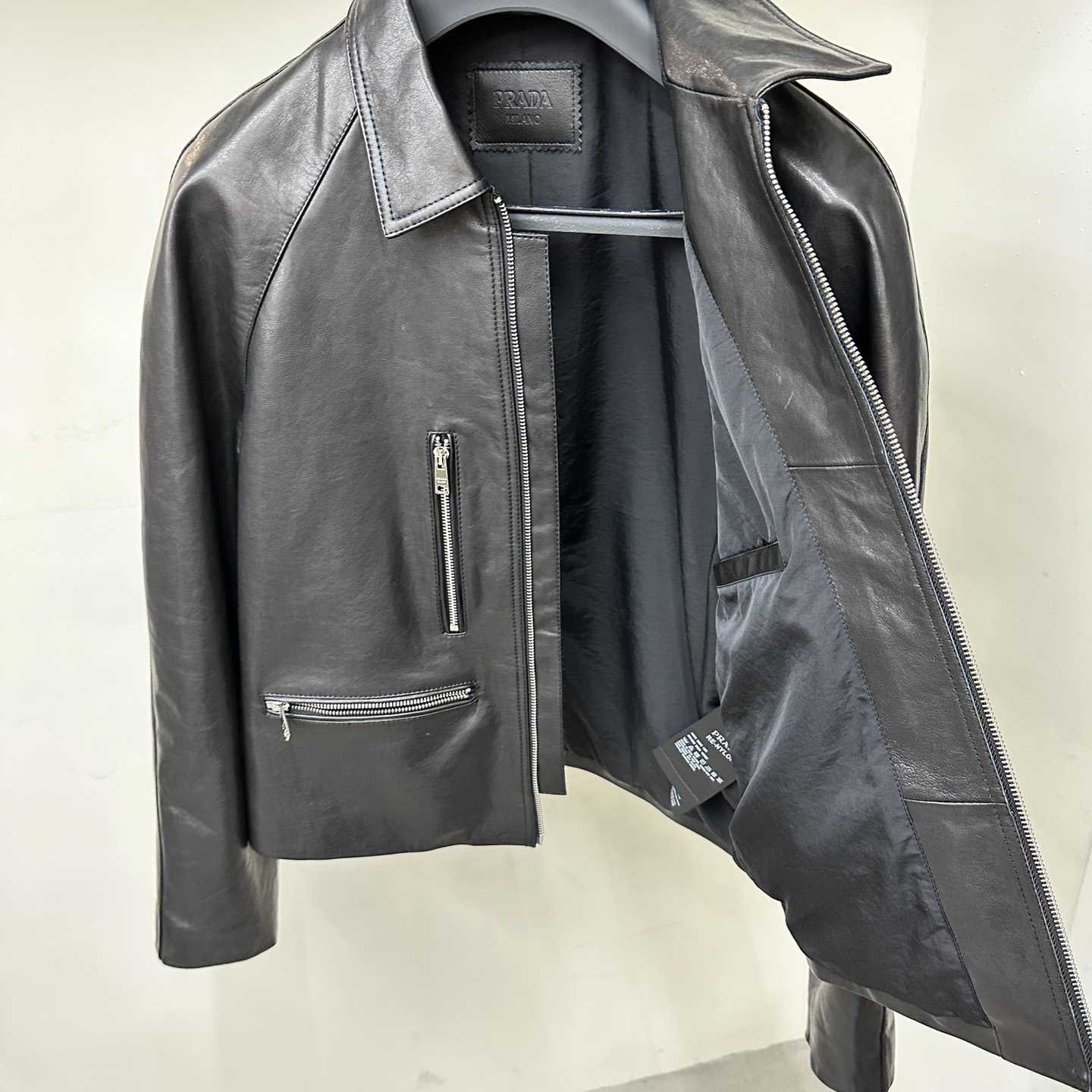 Prada Leather Jacket - DesignerGu