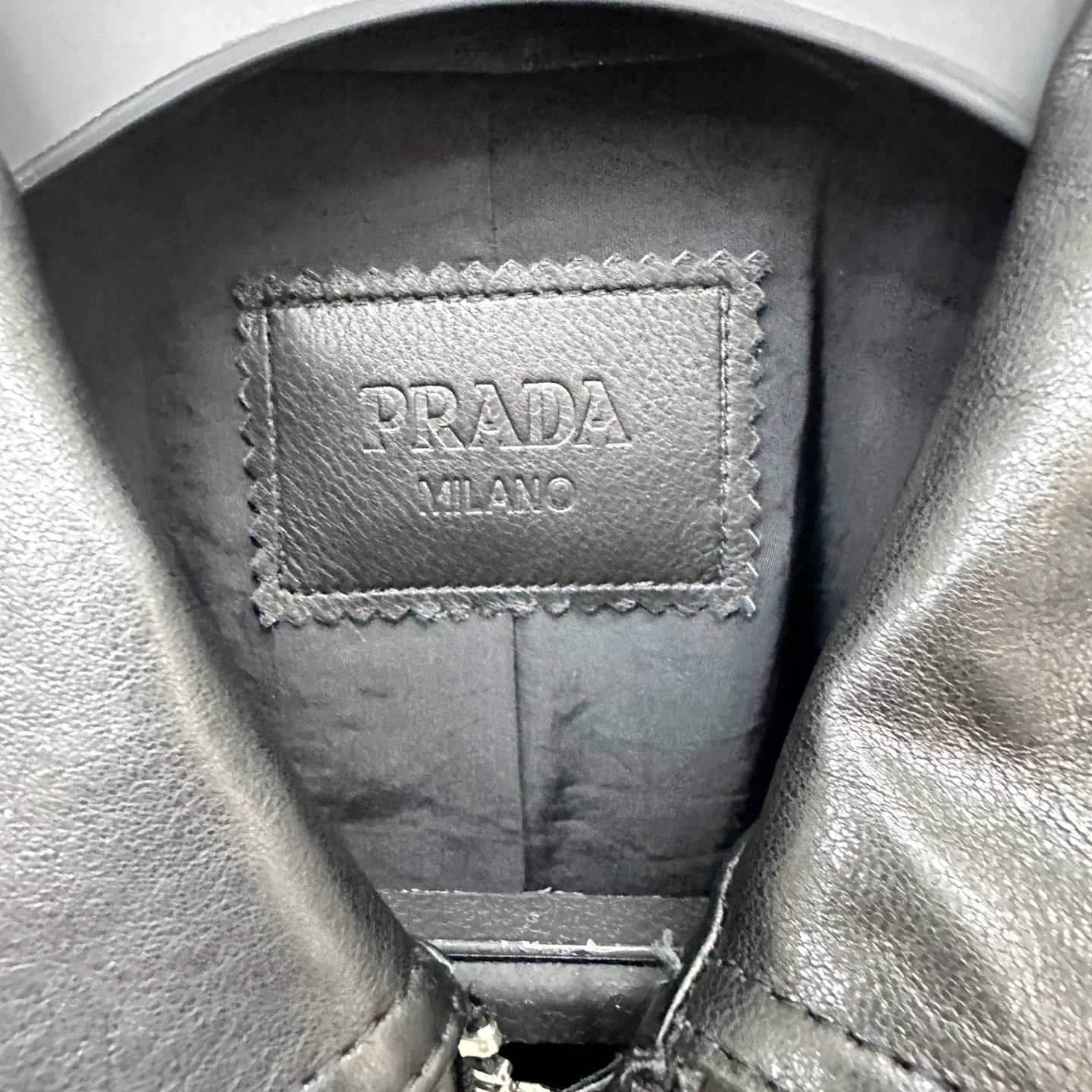 Prada Leather Jacket - DesignerGu