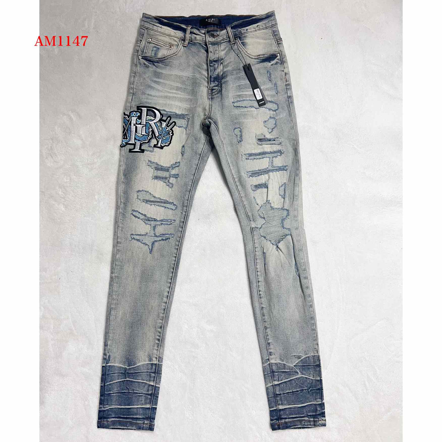 Amiri Slim-fit Jeans      AM1147 - DesignerGu